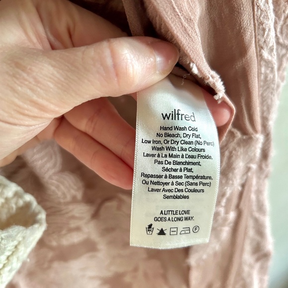Aritzia Wilfred Durante Jacket Robe - Pink - Size XS - Picture 9 of 14